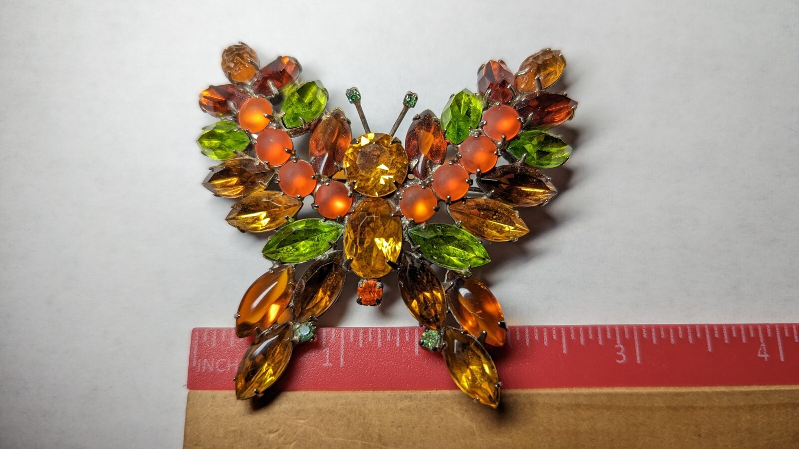 VINTAGE BUTTERFLY KJL KENNETH JAY LANE BROOCH PIN… - image 11