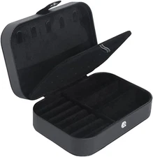 Travel Jewelry Box, Small Jewelry Organizer Boxes for Women Girls, 2 Layer Trave