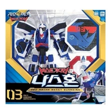 Geo Mecha Beast Guardian 03 NASHORN Blue Rhino Transforming Robot- Free STD SHIP