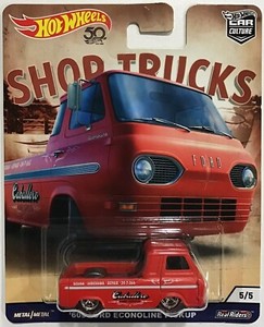 Details About Hot Wheels Shop Trucks Custom 60s Ford Econoline Pickup
