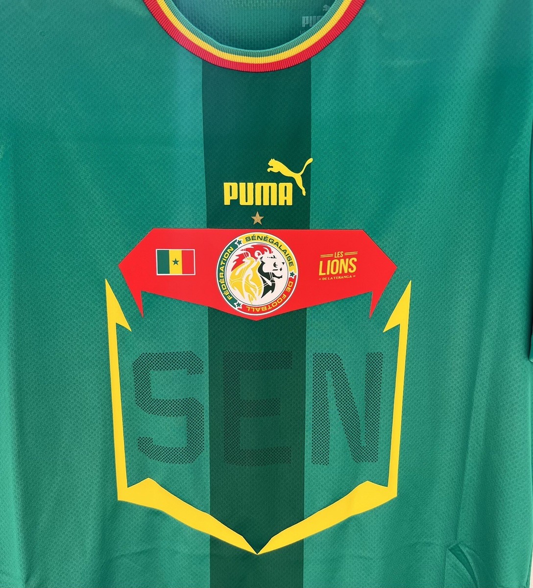 Puma Senegal Away Soccer Jersey Men's Size Medium | eBay