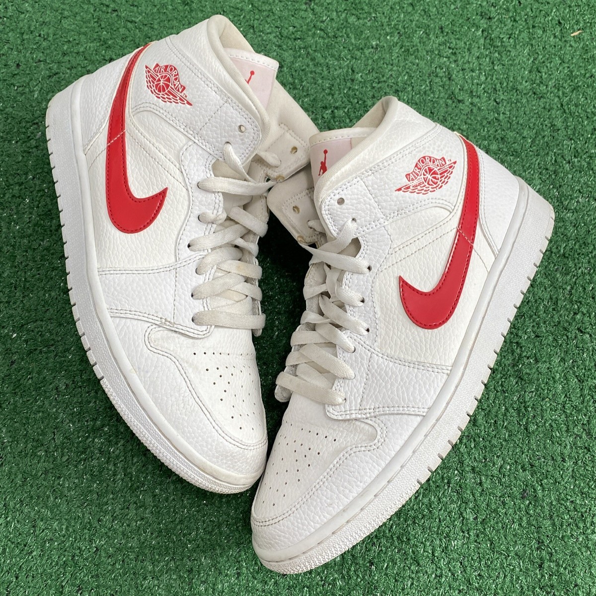 Air Jordan 1 Mid White University Red (Women
