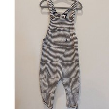 Zara blue stripe star pocket romper size 2-3 years new