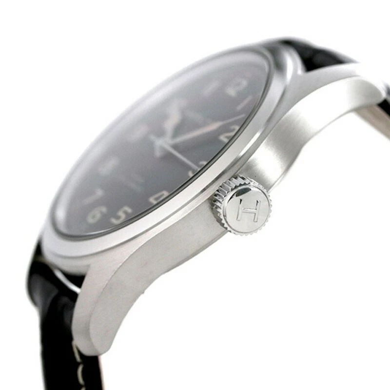 Novo relógio masculino Hamilton cáqui campo Murph automático preto H70605731 - Imagem 2 de 3