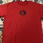 Men's Vintage 2000 Y2K G.I. Joe Cobra Command Red Tee Shirt Sz XL