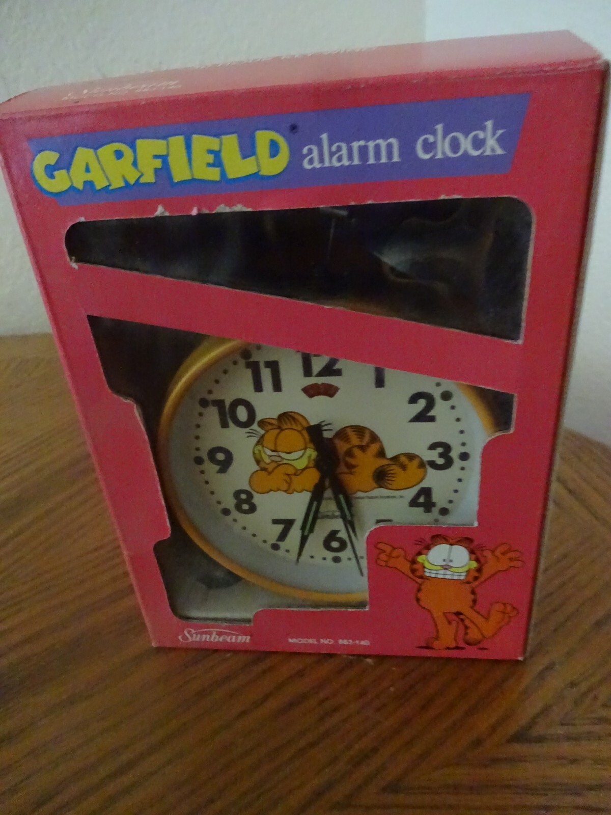 NEW IN ORIGINAL BOX 1978 DOUBLE BELL 30 HOUR KEY WIND ALARM CLOCK #883-140