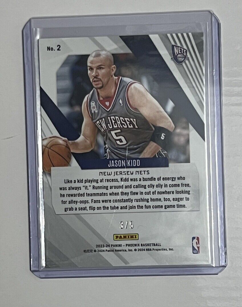 2023-24 Phoenix Jason Kidd Green /5 New Jersey Nets | eBay 2023-24 Phoenix Jason Kidd Green /5 New Jersey Nets | eBay