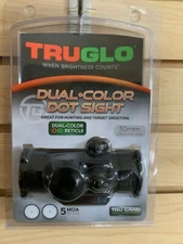 New Truglo Red Dot Sight 30mm Scope 5 Moa Dual Color TG8030DB