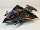 Vintage 1986 Coleco Starcom Shadow Bat  Shadowbat Ship w/ Major Klag Pilot Works