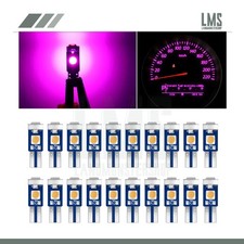 20x T5 Pink 3030 Led Speedometer Instrument Gauge Cluster Dash Light Bulbs 20x T5 Pink 3030 Led Speedometer Instrument Gauge Cluster Dash Light Bulbs