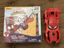 Spider-Man Car & (New In Box) Foam Puzzle