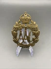 WW1 British Army Queen Mary's Army Auxiliary Corps (AAC) Officer's Cap Badge C2