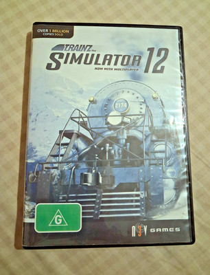 Trainz 12 Railroad Simulator PC Game 2-Disk Multiplayer - Near Perfect Condition