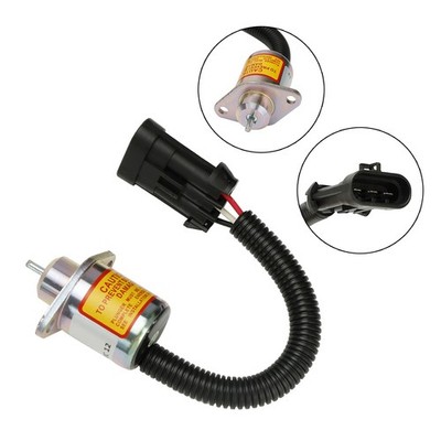 6670602 Kraftstoffabschaltmagnet Für Bobcat-Lader 463 553 S70 S100 12 V