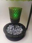 Rare Le Smith  Green Fairy Lamp  Shade,Details And Colors  1970   — photo 2