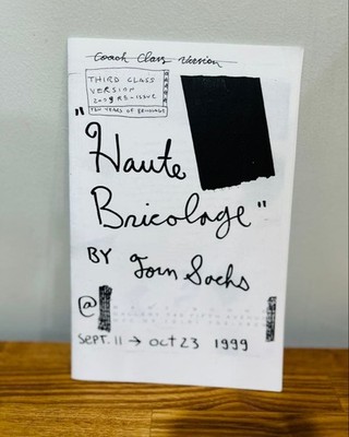 Tom Sachs Haute Bricolage Zine 1999 Third Class Version Collection of works