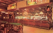 golden nugget gambling hall saloon interior las vegas, nv postcard