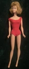 Vintage 1960s Blonde Flip Midge Doll On Straight Leg Midge Barbie Body Freckles