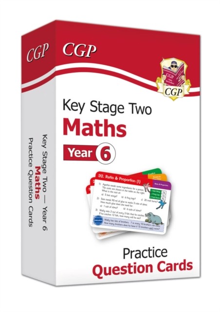 KS2 Maths Year 6 Practice Question Cards by CGP Books (Hardback Book)