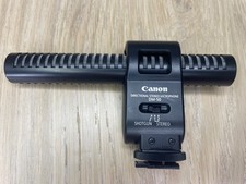 Canon DM-50 Directional Stereo Microphone for Video Camera Black Shotgun Mic