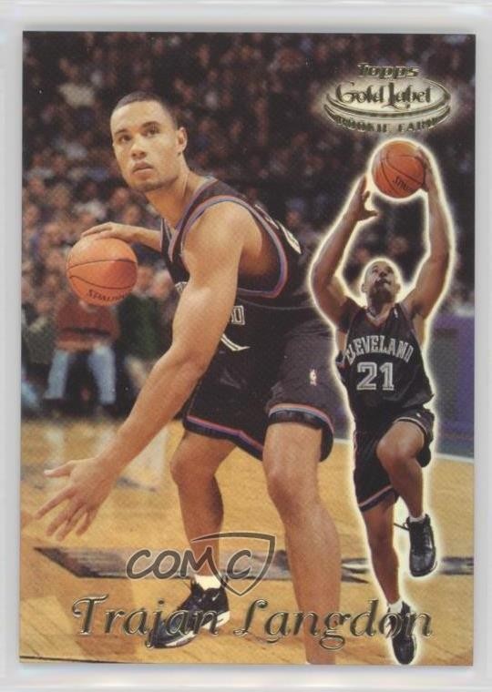 1999-00 Topps Gold Label Class 1 Trajan Langdon #96 Rookie RC 0x5t