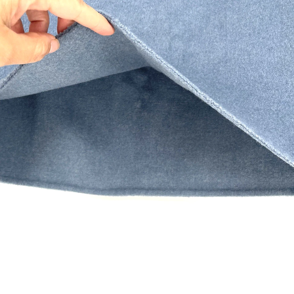 Minifalda lápiz Club Monaco mezcla lana azul cremallera lateral para mujer talla 4 pequeña Foto 3 de 4