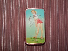 BNIB Benefit BATHINA Shimmering Body Balm w Puff 1.5oz Smells Great