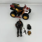 G.I. Joe Classified Tiger Force Wreckage Figure and Tiger Paw ATV Near Complete