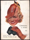 Davidson College vs N.C. State NCAA Football Game Program 9/28/1940-Riddick Stad