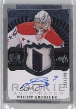 2013-14 Upper Deck The Cup Rookie 232/249 Philipp Grubauer #124 Patch Auto 0bz8