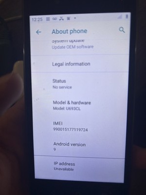 UMX U693CL 4.1'' Touch Screen 2.0MP Rear Cam Qualcomm Android Smart Phone  