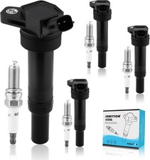 Confezione Bobina Accensione UF651 e Candele Iridio (1.8L 2.0L) Per Kia Soul
