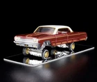 Hot Wheels RLC Red Line Club - 1964 Chevy Impala SS Bright Red -  Lowrider