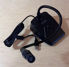 FDUCE USB Gooseneck Computer Microphone With Mute And RGB Lighting Mic
