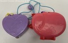 Lot of 2 Polly Pocket Playsets Sleeping Kitty and Heart Paint Sets — photo 2