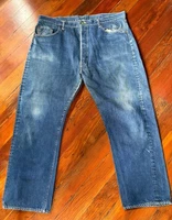 VTG 60s70s Levis 501 XX Red Line Big E Selvedge Denim Jeans 42 x 32