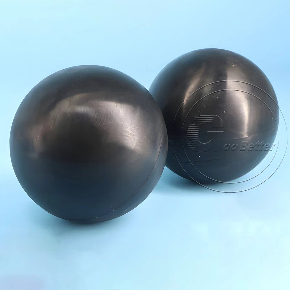 Solide Gummi Kugeln Bouncy Ball Rund Schwarz Gummikugeln Ventilkugeln Ø 1-180 mm - Bild 3 von 4