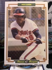 1984 Donruss Champion Rod Carew Oversized Baseball Card #21 HOF JH 11J
