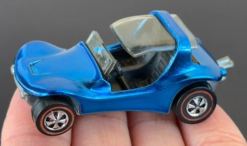 Vintage Hot Wheels Redline 1970 CHROMEY BLUE Sand Crab US - TONE FREE! MINT-