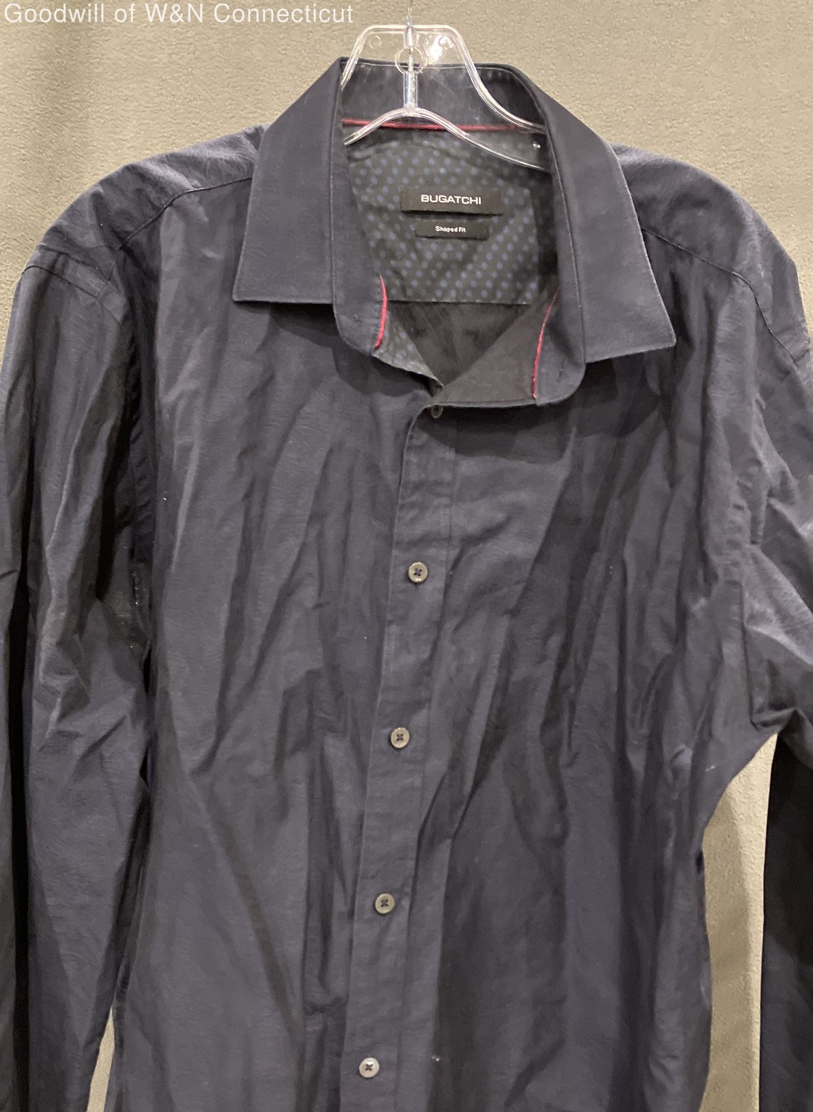 Bugatchi Men's Gray Button-Up Regular - image 1