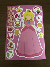 Super Mario / Sticker sheet Nintendo Peach