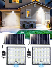 Solar Shed Light,Solor outside Light with 23Ft Cable,5 Motion Modes,Solar Flood