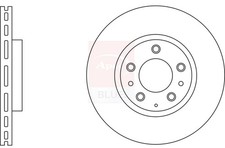 2x Brake Discs Pair Vented fits MAZDA 6 GH 2.2D Front 08 to 13 299mm Set Quality