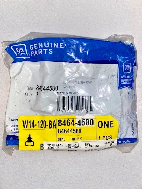 NUEVO ORIGINAL OEM GM 2007-2020 CAJA DE TRANSFERENCIA SELLO DE EJE DE SALIDA FRONTAL, P/N 84644580 Foto 2 de 4