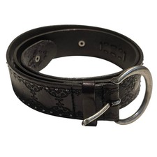 Amanda Smith Belt Black Genuine Leather 40" Length Not Including Buckle READ