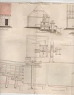 Construction drawing Neresheim plaster mill around 1900