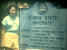 Florida 1953 College Kids FSU St Augustine Picnic Beach 8mm Film Reel Home Movie