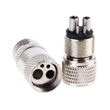 Dental Turbine Adapter 2 Hole to 4 Hole Converter for High Speed Handpiece