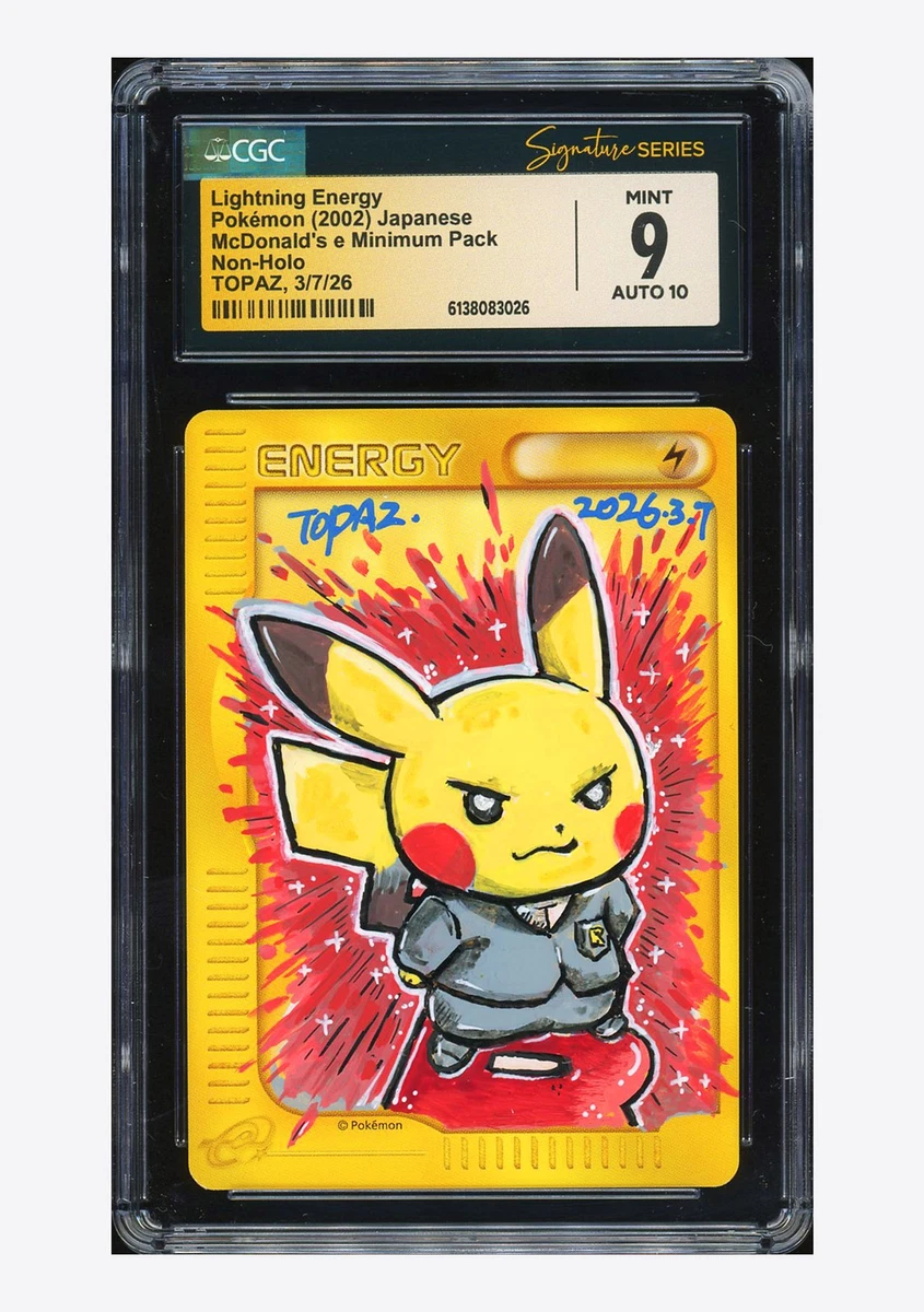 Energy Pokémon TCG Grade 10 Japanese Individual Collectible Card