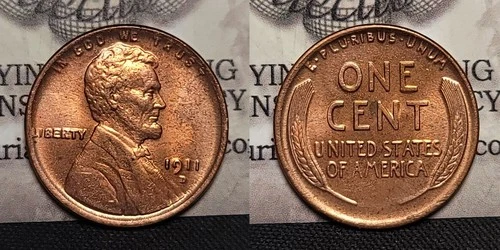 1911 D Lincoln Wheat Cent 1C Better Date BU